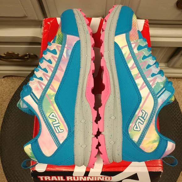 FILA Evergrand TR 21.5 Women's Trail Running Shoes Size 8 Atomic Blue - Picture 7 of 16